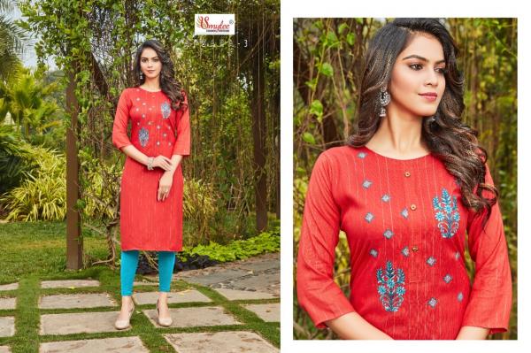 Smylee Lily Designer Rayon Festive Wear Kurti 